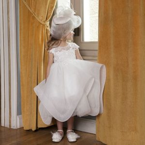 Βαπτιστικό φόρεμα με ιδιαίτερη φούστα 6030-1 Dolce Bambini