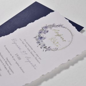Προσκλητήριο γάμου floral 2646